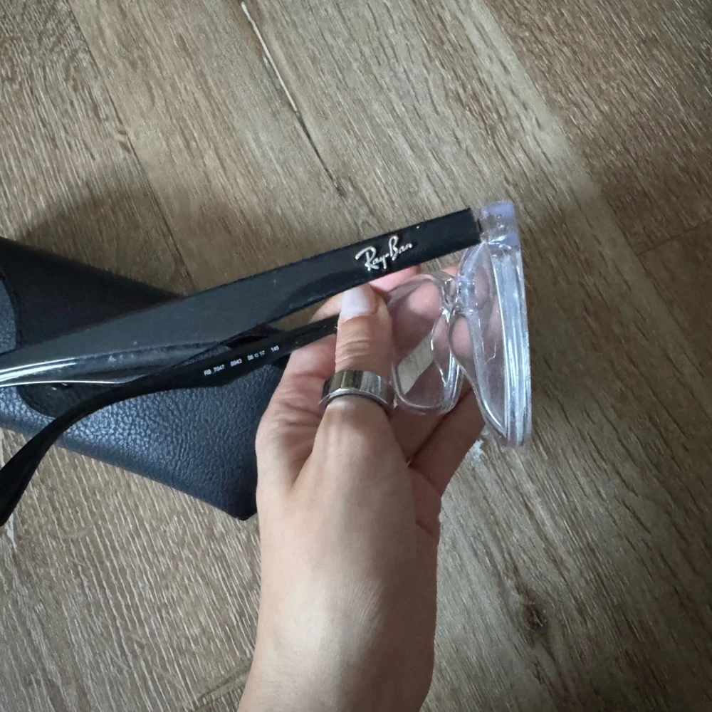 Ray Ban‎ Eyeglasses RX7047 5943 Transparent, Size 56-17-145